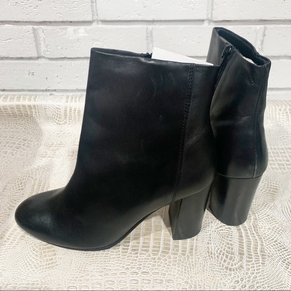 Asos Women’s Rescue Black Leather Block Heel - Picture 6 of 11